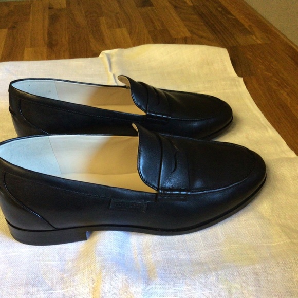 Cole Haan black leather penny loafers womens 8 1/2 B - Picture 2 of 5